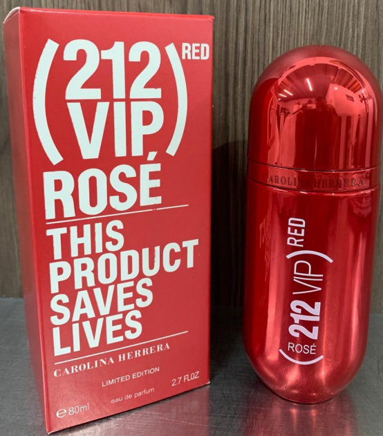 PERFUME CAROLINA HERRERA 212 VIP RED ROS